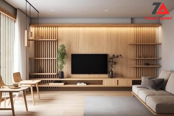 Kệ tivi plywood phủ melamine chất lượng