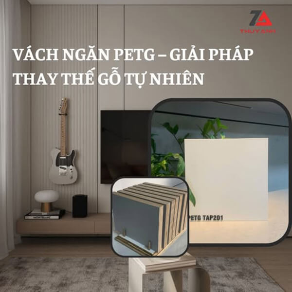 Vách ốp gỗ PETG