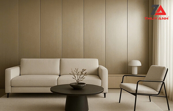 Vách ốp gỗ Metallic đẹp