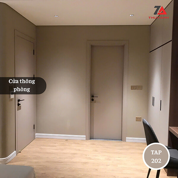 Cửa thông phòng gỗ PETG màu 202