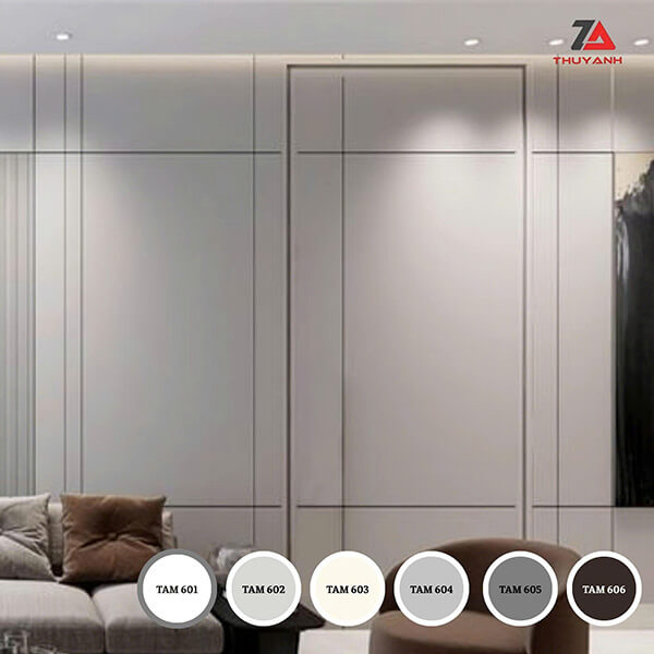 Vách gỗ phủ nhựa Metallic