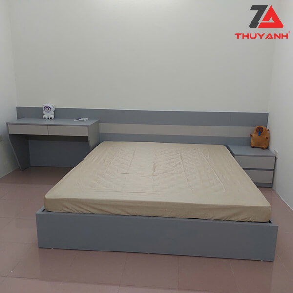 Nội thất chất liệu gỗ PETG cho phòng ngủ