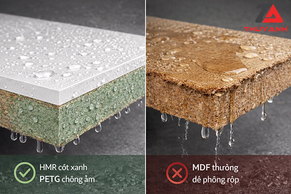 Gỗ PETG cốt gỗ HMR chống ẩm