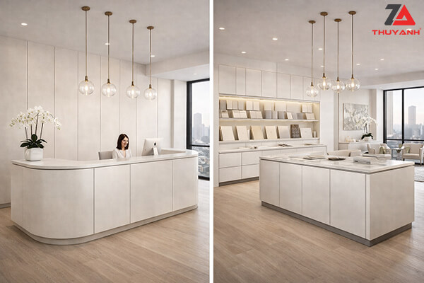 Cánh gỗ Metallic cho showroom