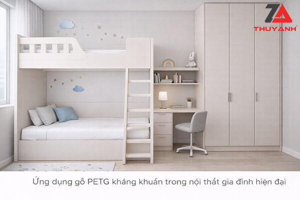 Gỗ PETG kháng khuẩn tốt sức khỏe
