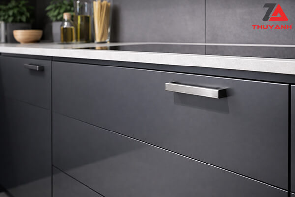 Tủ bếp gỗ PETG không bám vân tay