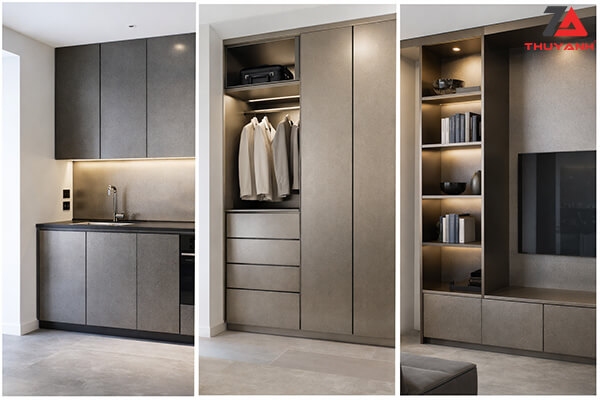 Ứng dụng gỗ Metallic trong nội thất cao cấp