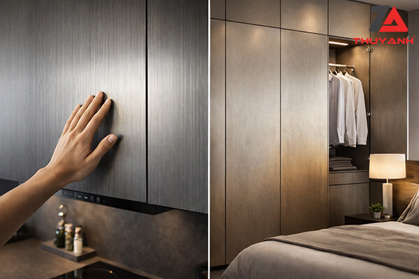 Gỗ Metallic không bám vân tay