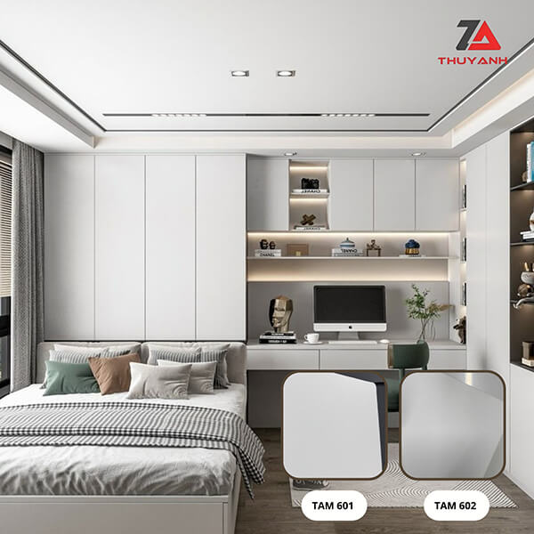 Metallic không bám vân tay cho tủ quần áo