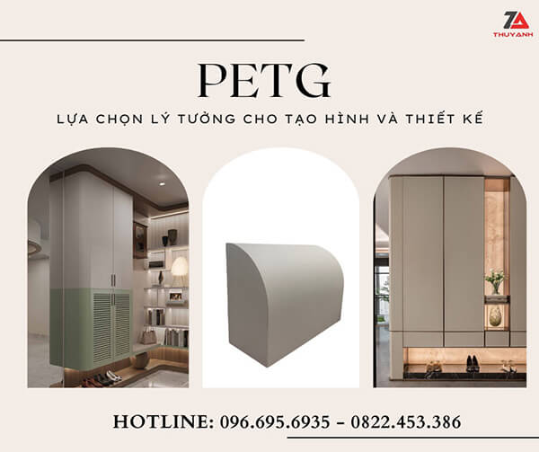 Gỗ PETG dễ thi công uốn cong