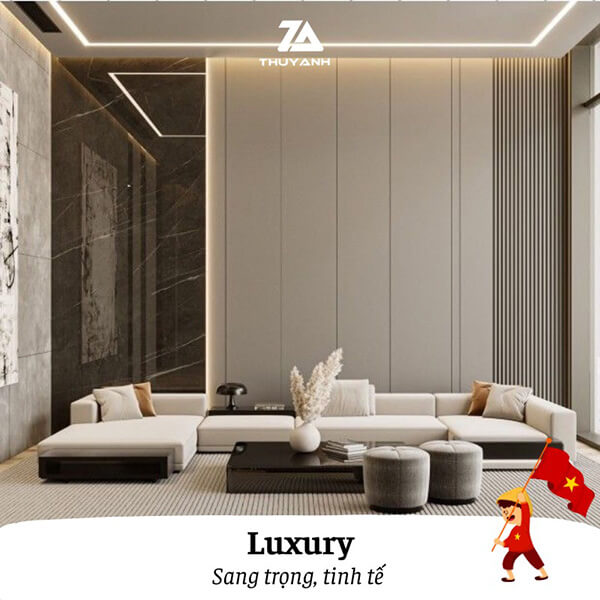 Vách ốp gỗ PETG ngăn phòng