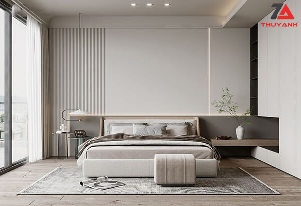 Mẫu vách trang trang trí gỗ PETG