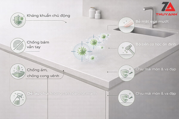 Lợi ích của gỗ PETG kháng khuẩn