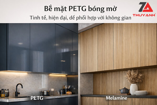So sánh PETG với Melamine